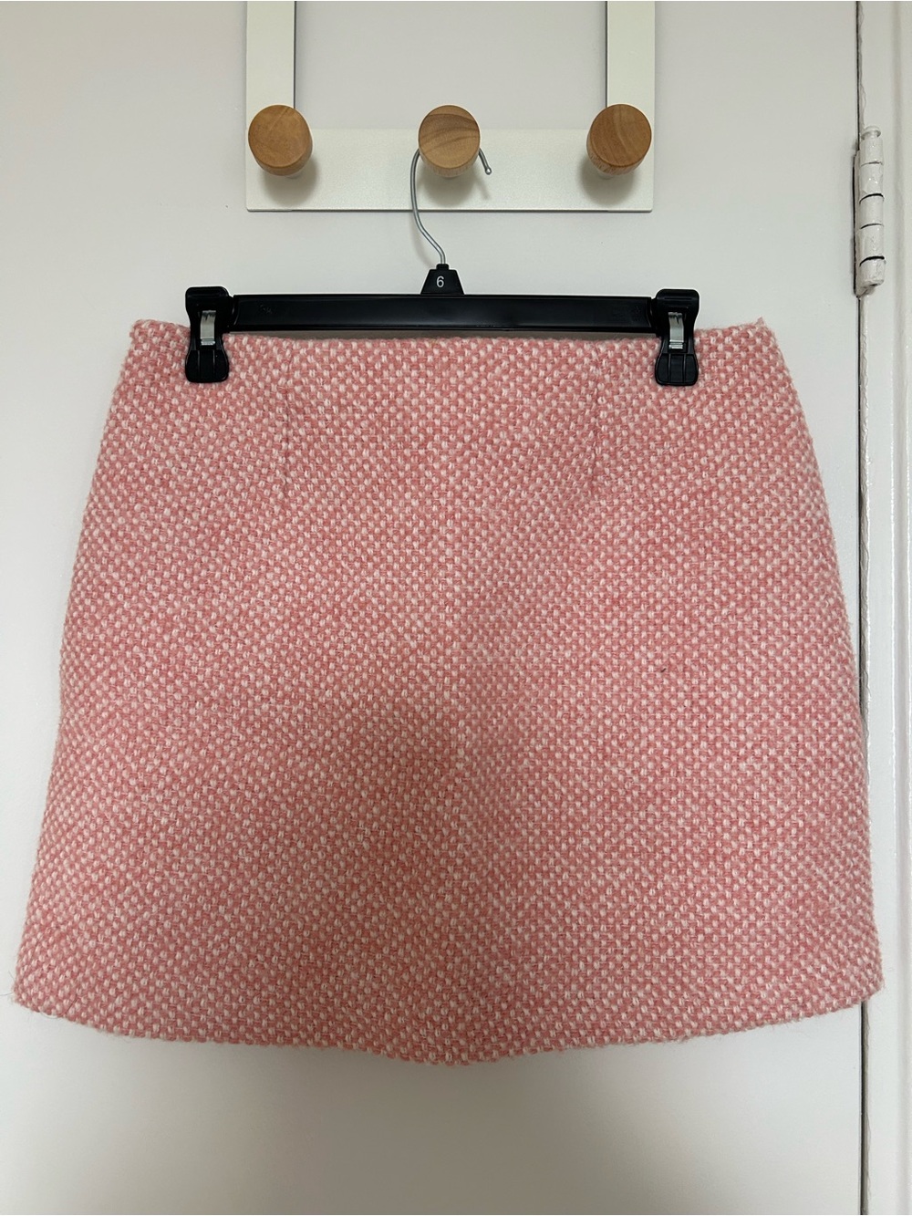 Maje Pink Tweed Double-Breasted Jacket and Skirt Set - Picture 8 of 15